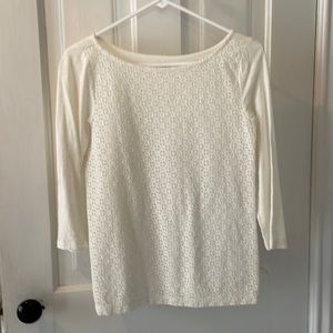 Loft shirt, size XS, ivory